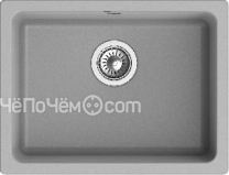 Кухонная мойка RIVELATO BERKANA 50 grigio metallizzato