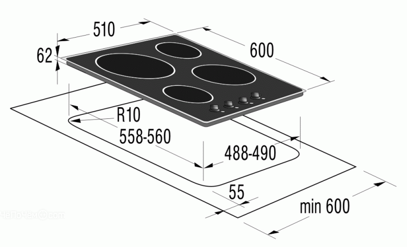 Варочная панель GORENJE ec 630 rbr