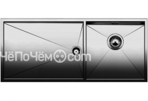 Кухонная мойка BLANCO zerox 400/550-t-if/n чаша справа (517261)