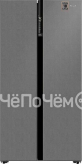 Холодильник WEISSGAUFF WSBS 600 NoFrost Inverter Bru Steel Glass