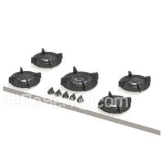 Встраиваемая газовая система Reginox PITT Модуль ELBRUS XL 5 конфорок 43477