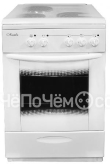 Плита ЛЫСЬВА 301 MC белый эмаль (стеклянная крышка)