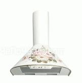 Вытяжка ELIKOR эпсилон жостово 60 белый - гжель - серебряный кант