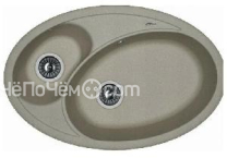 Кухонная мойка FLORENTINA Селена 780 серый шелк (20.265.E0780.307)