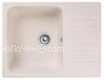 Кухонная мойка GRANFEST 620 ЕСО-13 чаша+кр 620*480 белый 444898