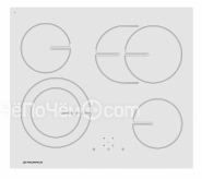 Варочная панель MAUNFELD mvce59.4hl.1sm1dzt-wh