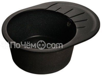 Кухонная мойка GRANFEST gf - r580l чёрный