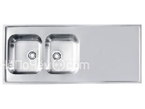 Кухонная мойка ALVEUS Classic Pro 110 SAT 1132129 (в комплекте с сифоном)