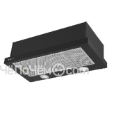 Вытяжка HOMSair FLAT 50 ЧЕРНЫЙ