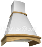 Вытяжка ELIKOR FL6634W1 (белый SM/дуб неокр.)