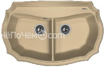 Кухонная мойка FLORENTINA Эмилия 870 коричневый (20.365.F0870.105)