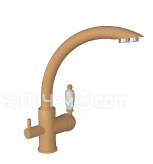 Смеситель Flortek ШАЛЕ FK капучино (334.25H.2113.306)