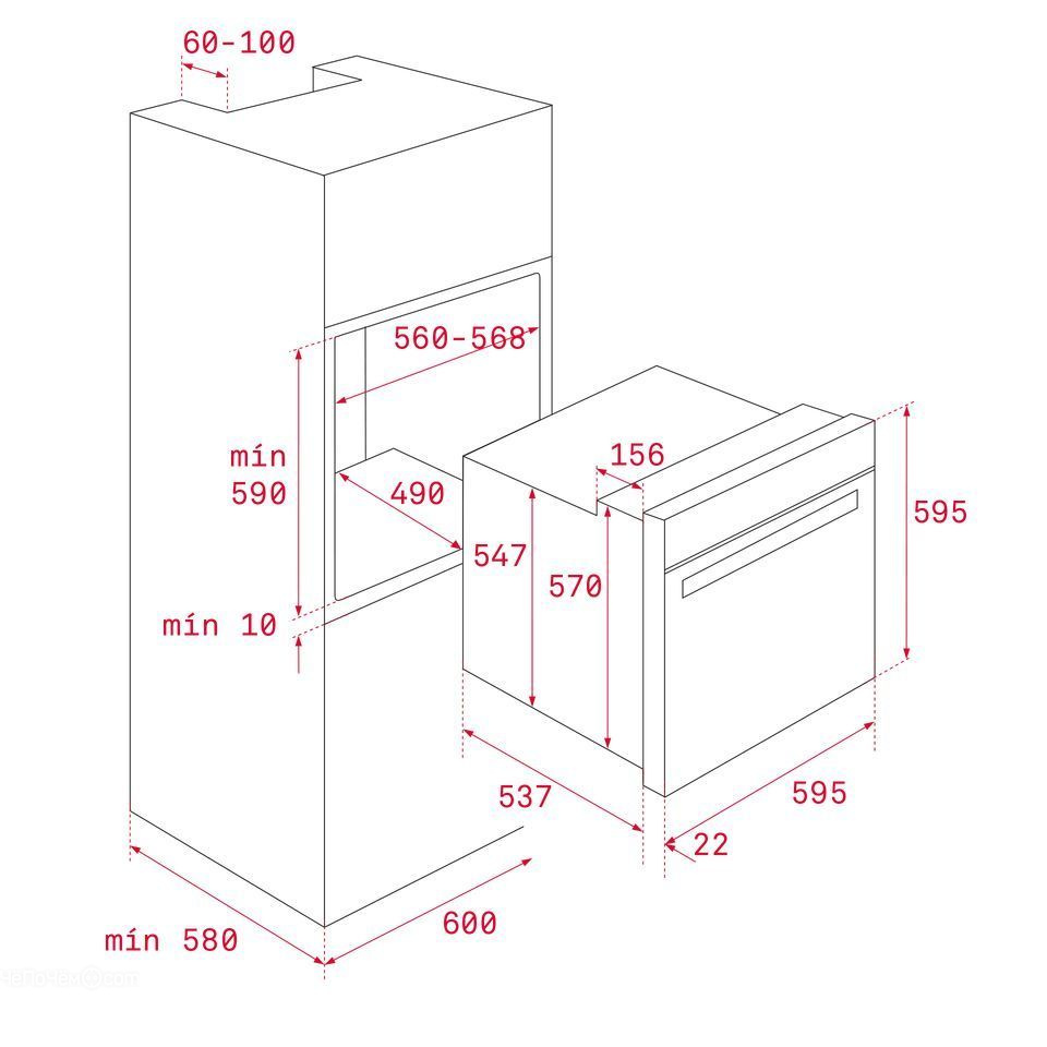 Духовой шкаф Teka HLB 8600 LONDON BRICK