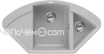 Кухонная мойка Elleci EASY CORNER metaltek 79 Aluminium