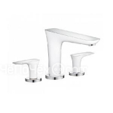 Смеситель HANSGROHE PuraVida 15448400 хром/белый