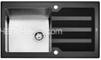 Кухонная мойка Teka LUX 1B 1D 86 black (art.12129008)