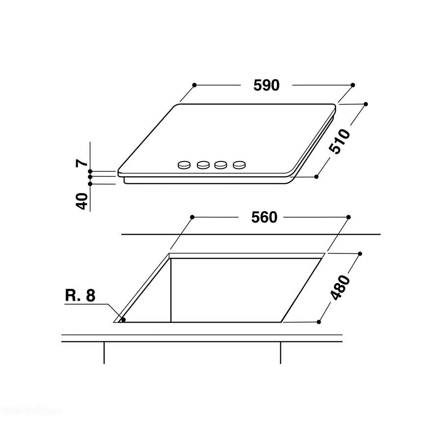 Варочная панель WHIRLPOOL akr 361 ix