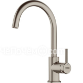 Смеситель FRANKE Lina c поворотным изливом оптика стали