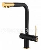 Смеситель RIVELATO Lugano nero oro