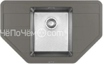 Кухонная мойка FLORENTINA Комби 800С серый шелк (21.420.C0800.307)
