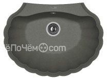 Кухонная мойка FLORENTINA Гребешок черный (20.345.E0695.102)