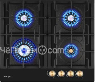 Варочная поверхность WEISSGAUFF HGG 641 BV Volcano Burner Nano Matt Glass
