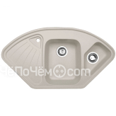 Кухонная мойка ZIGMUND SHTAIN ECKIG 1000.2 топленое молоко