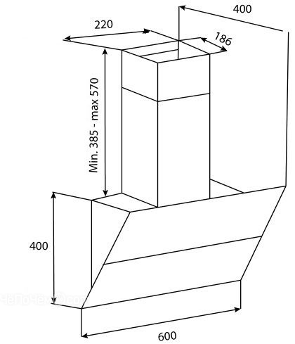 Вытяжка KORTING khc 65070 gb