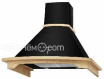 Вытяжка MAUNFELD gretta 90 b (black) nonpainted (неокрашенное дерево)