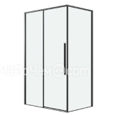 Душевое ограждение GROSSMAN 100.K33.01.110.21.00-200.K33.01.100.21.00 черный матовый