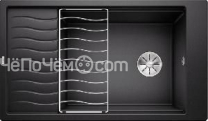 Кухонная мойка Blanco Elon XL 8 S SILGRANIT PuraDur клапан-автомат InFino® антрацит гранит 524860
