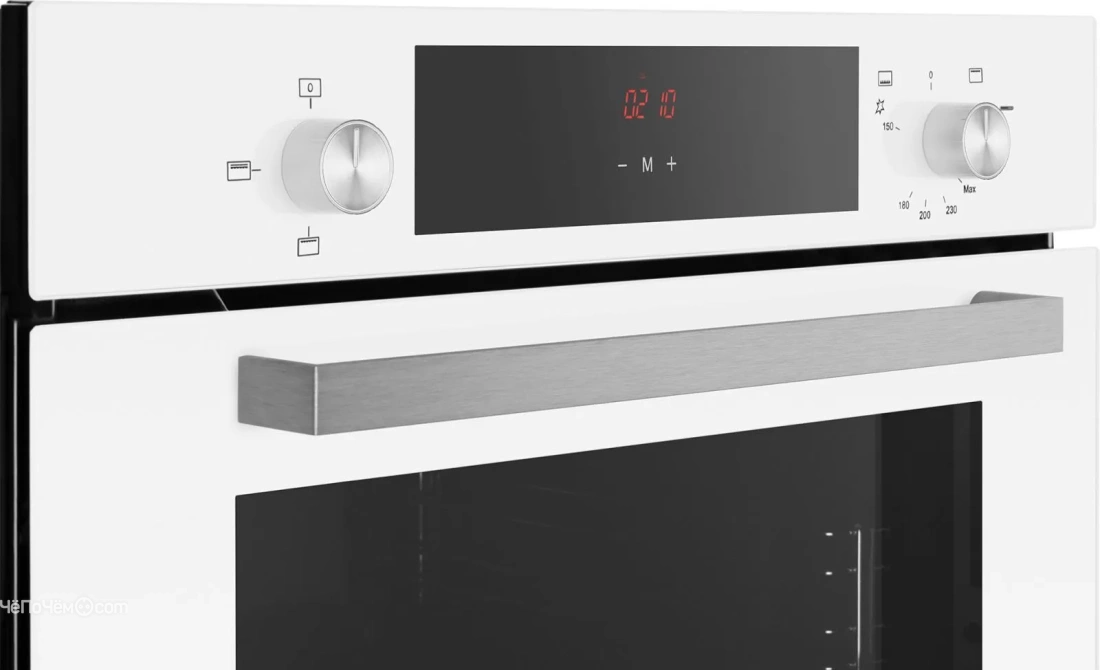 Духовой шкаф WEISSGAUFF WGO 702 D WHITE GLASS