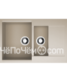 Кухонная мойка Omoikiri Daisen-86-2-SA Artgranit (4993478) бежевый