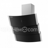 Вытяжка MAUNFELD ORION 60 черное стекло/полоски "сатин"