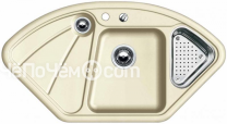 Кухонная мойка BLANCO DELTA II Silgranit PuraDur 521257 жасмин