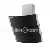 Вытяжка MAUNFELD ORION 60 черное стекло/полоски "сатин"