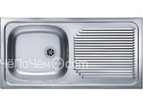 Кухонная мойка ALVEUS Basic 60 LEI-60 860X435 (в комплекте с сифоном)