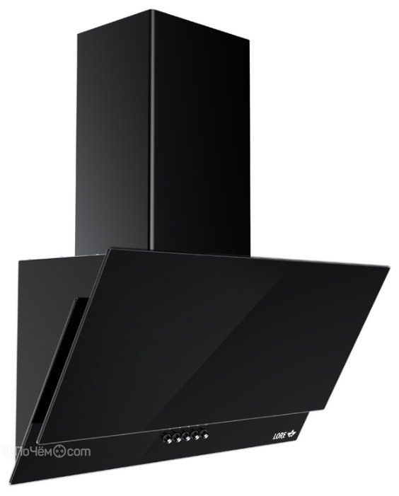 Вытяжка LORE EGL 600 черное стекло