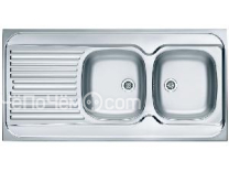 Кухонная мойка ALVEUS Classic 100 NAT-60 1200X600 правая (в комплекте с сифоном)