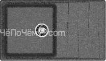 Кухонная мойка GRANFEST GF-LV-860L графит