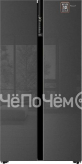 Холодильник WEISSGAUFF WSBS 600 NoFrost Inverter Inox Glass