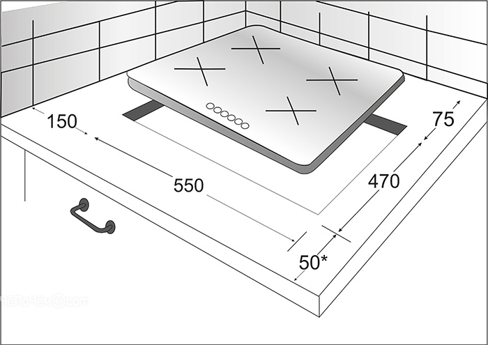Варочная панель EXITEQ pf 640 stgw-e/a