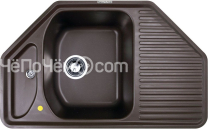 Кухонная мойка ZIGMUND & SHTAIN eckig 800(швейцарский шоколад)