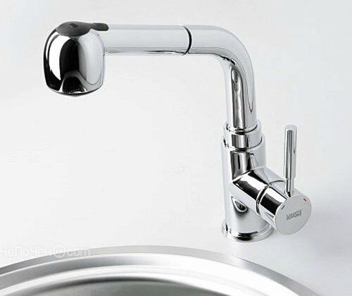 Смеситель WASSERKRAFT Main 4166 с выдвижным изливом хром