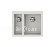 Кухонная мойка OMOIKIRI  bosen 59-2-wh tetogranit/белый 4993152