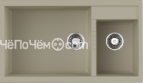 Кухонная мойка Omoikiri Tedori-86-2-LB-BE Tetogranit/ваниль (4993933)