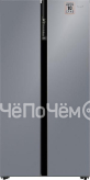 Холодильник WEISSGAUFF WSBS 600 NoFrost Inverter Dark Grey Glass
