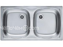 Кухонная мойка ALVEUS BASIC 160 LEI-90 1049434 (в комплекте с сифоном 1082237)