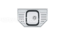Кухонная мойка FRANKE pxn 612-e (101.0193.000) матовая с вент.