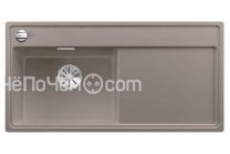 Кухонная мойка Blanco ZENAR XL 6 S чаша слева, доска стекло клапан-автомат InFino® серый беж гранит